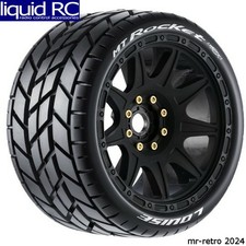 Louise Rc Lt3353sb Mt-rocket Speed 18 Monster Truck Tires 0 12 Offset 17mm