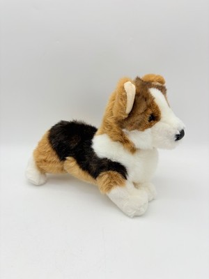 Douglas Corgi Plush Kirby Brown Tri Color Black White Cuddle Toys 14''