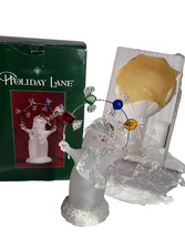 Holiday Lane Frosty & Candy RARE Christmas Decor Charming Holiday Figure WORKS