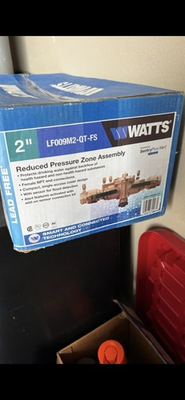 #ad Watts LF009M2 QT FS Reduced Pressure Zone Assembly. 2 Brand New 2” 1 In Box $554.00