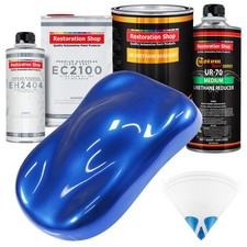 Daytona Blue Pearl Auto Paint Urethane Basecoat Quart Kit European Clear Coat Daytona Blue Pearl Auto Paint Urethane Basecoat Quart Kit European Clear Coat