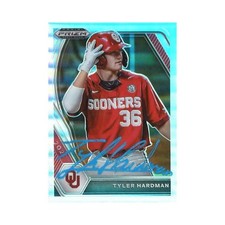 2021 Panini Prizm Draft Picks Tyler Hardman Silver Prizm Autograph (Steiner CX)