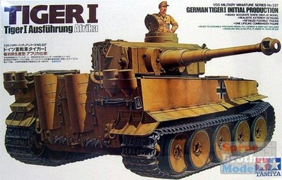 TAM35227 1:35 Tamiya Tiger I Initial Production Afrika #35227