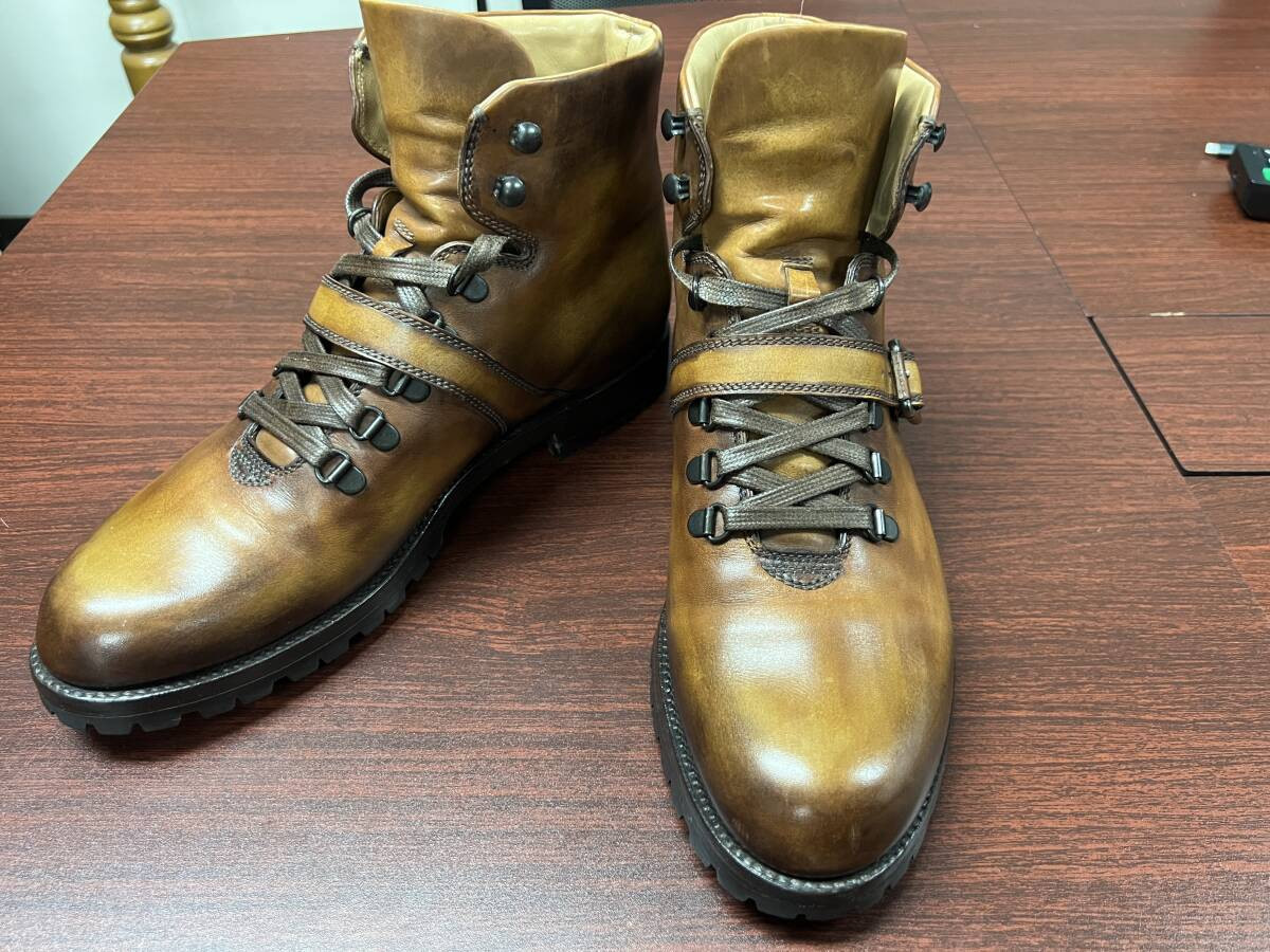 Berluti Boots Brunico Patina Leather Brown Lace Up Boots Berluti Boots Brunico Patina Leather Brown Lace Up Boots