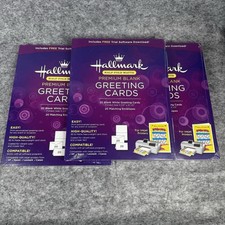 Hallmark Half-Fold Matte Premium Blank Greeting Cards w/ Envelopes 20 Pack NEW