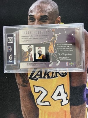 2000 KOBE BRYANT UPPER DECK KOBE WORN SANTA SUIT JUMBO LAKERS GAME 
