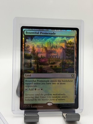 MTG, Bountiful Promenade FOIL NM 348 Commander Legends: Battle for Baldur's Gate
