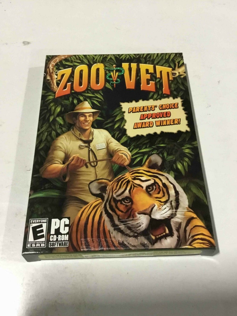 【国際ブランド】 CD-ROM PC Vet Zoo Interactive Legacy Game Windows/Mac for 内蔵光学式ドライブ