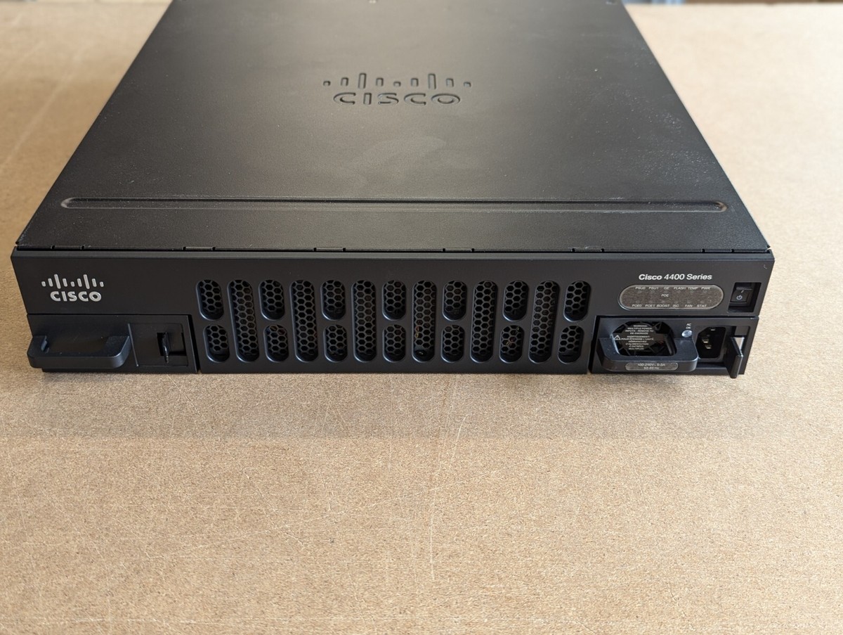 ISR4451-X-AX/K9 Cisco 1Gbps-2Gbps system throughput, 4 WAN/LAN