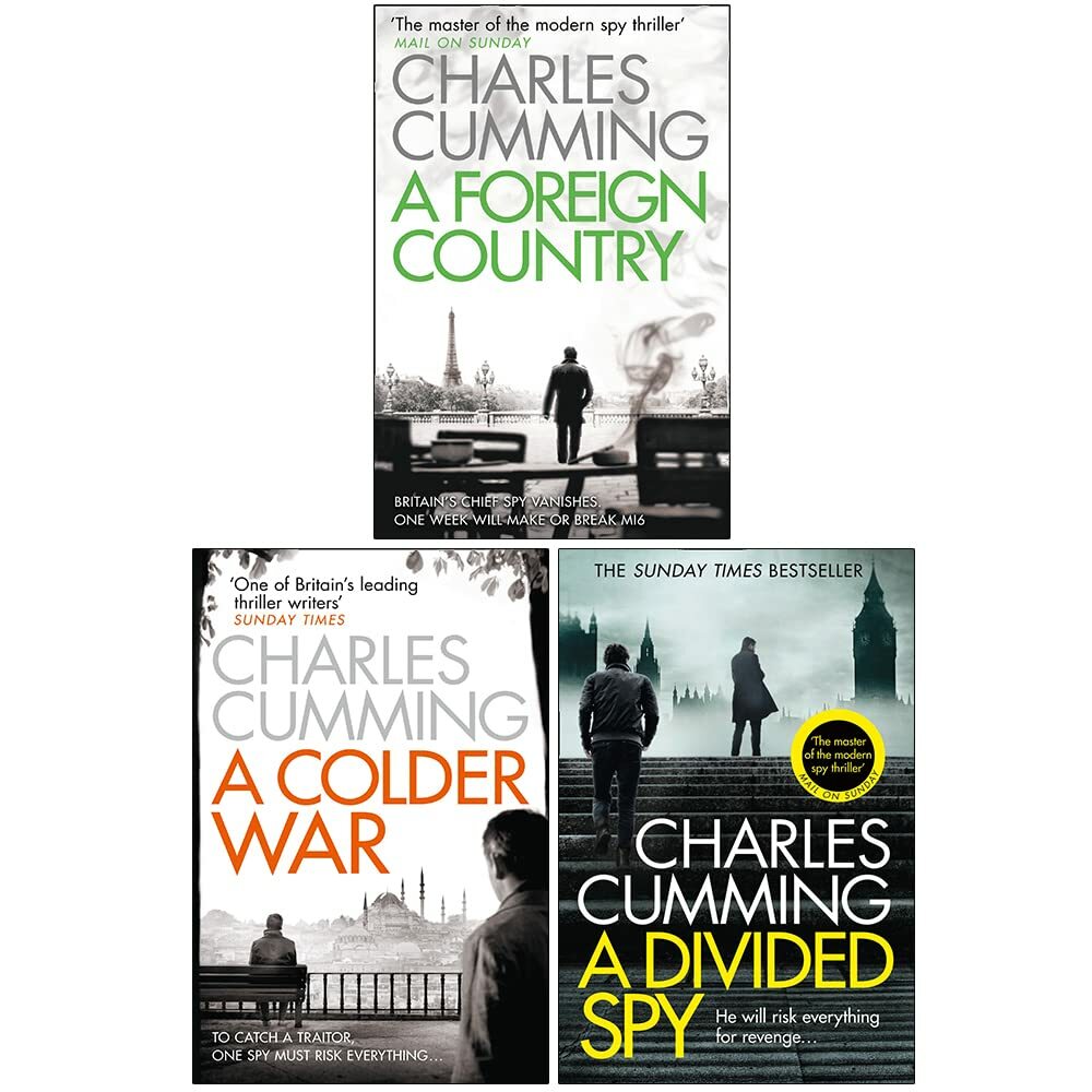 Thomas Kell Spy Thriller Series 3 Books Collection Set By Char | Charles Cumming