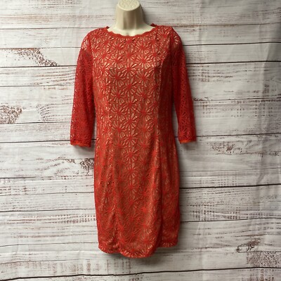 Women's Nikibiki fitted Lace Dress Red Size medium WD-47 | eBay