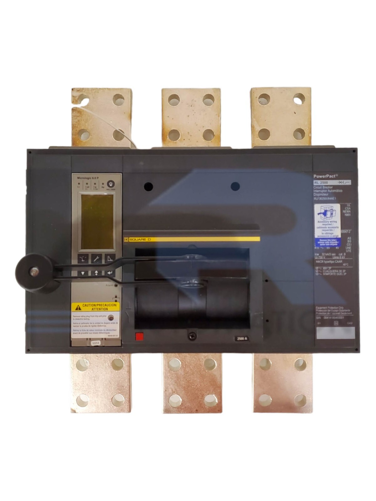 Pts R2500l NEW Square D RLF36250U64AE1 PowerPact RL 2500 Circuit Breaker 2500A | eBay