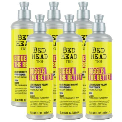 Tigi Bed Head Bigger The Better 6 x 300 ml Volumen Conditioner Set