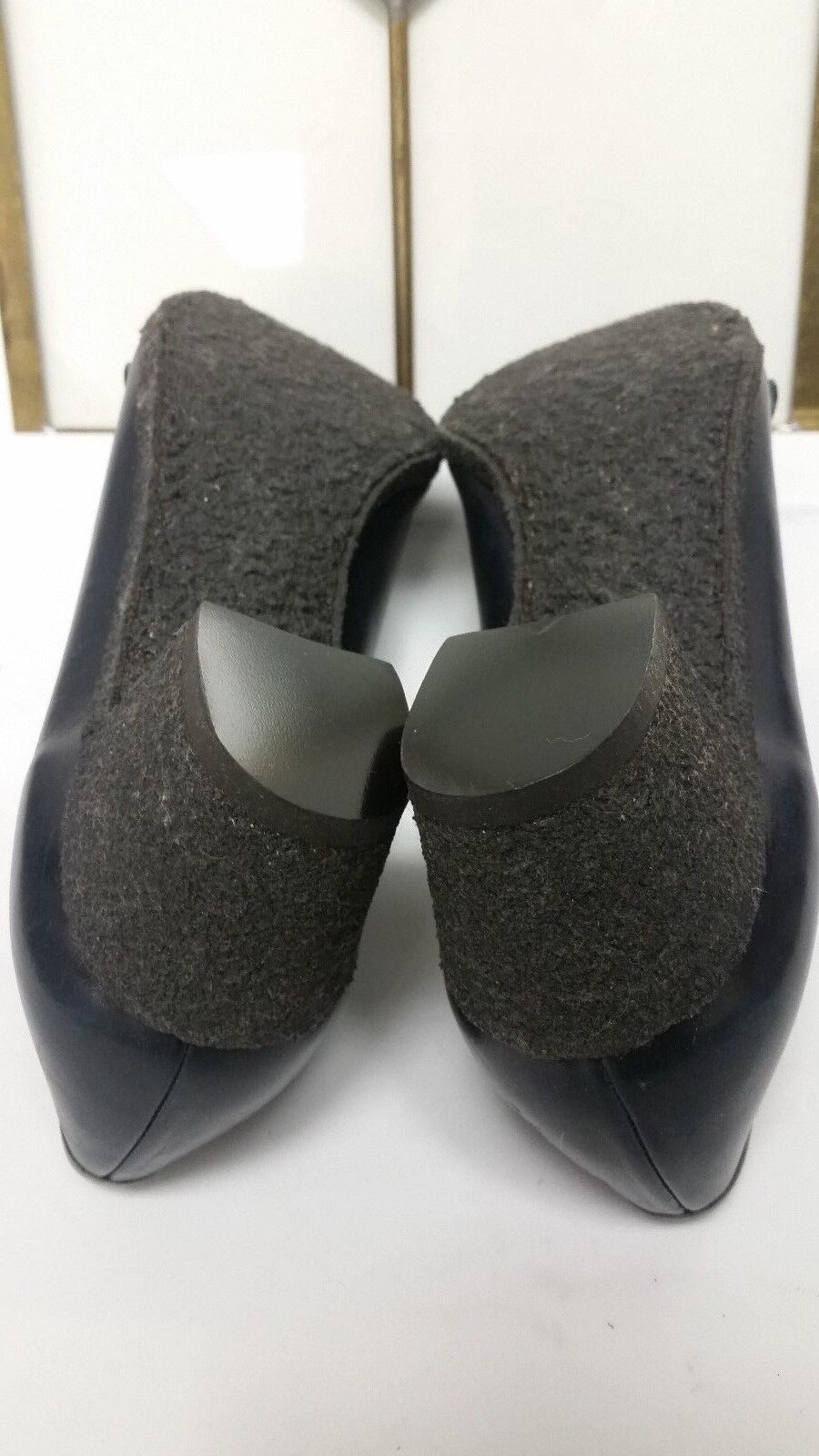 Womens SALVATORE FERRAGAMO Classic Patent bluee Leather Pump shoes shoes shoes Size 8.5AA 2485f1 Womens SALVATORE FERRAGAMO Classic Patent bluee Leather Pump shoes shoes shoes Size 8.5AA 2485f1