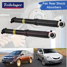 Pair Rear Shock Absorbers w/Electric For Acura MDX 2007-2013 Acura ZDX 2010-2013