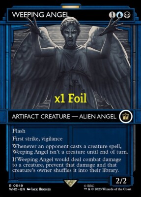 MTG 【Foil】Doctor Who: The Weeping Angels MTG Foil Showcase Universes Beyond: Doctor Who WHO Weeping Angel