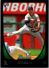 Pete Kozma Bowman #55 2011 Bowman Draft Picks & Prospects Gold Cardinals