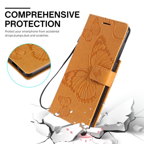 Butterfly Leather Card Wallet Case For Samsung Galaxy S24 Ultra S23 Plus S22 S21 - Picture 21 of 58