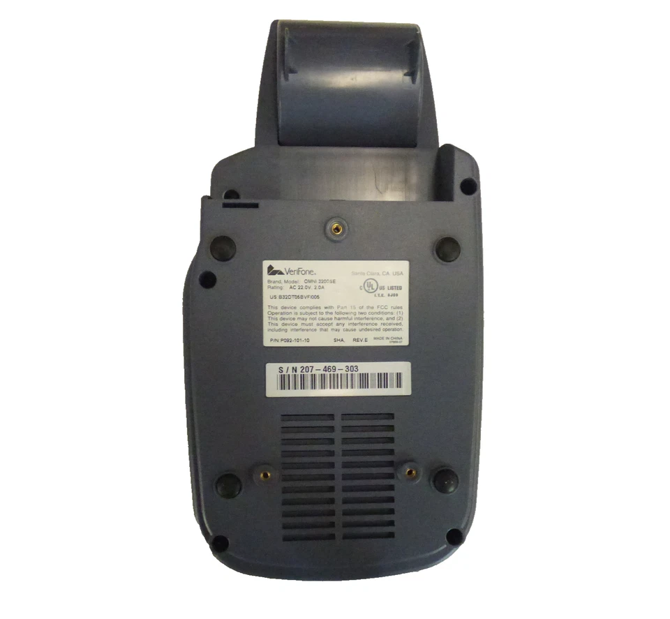 VeriFone OMNI 3200SE Credit Card Terminal New w/manual - Image 3 of 4