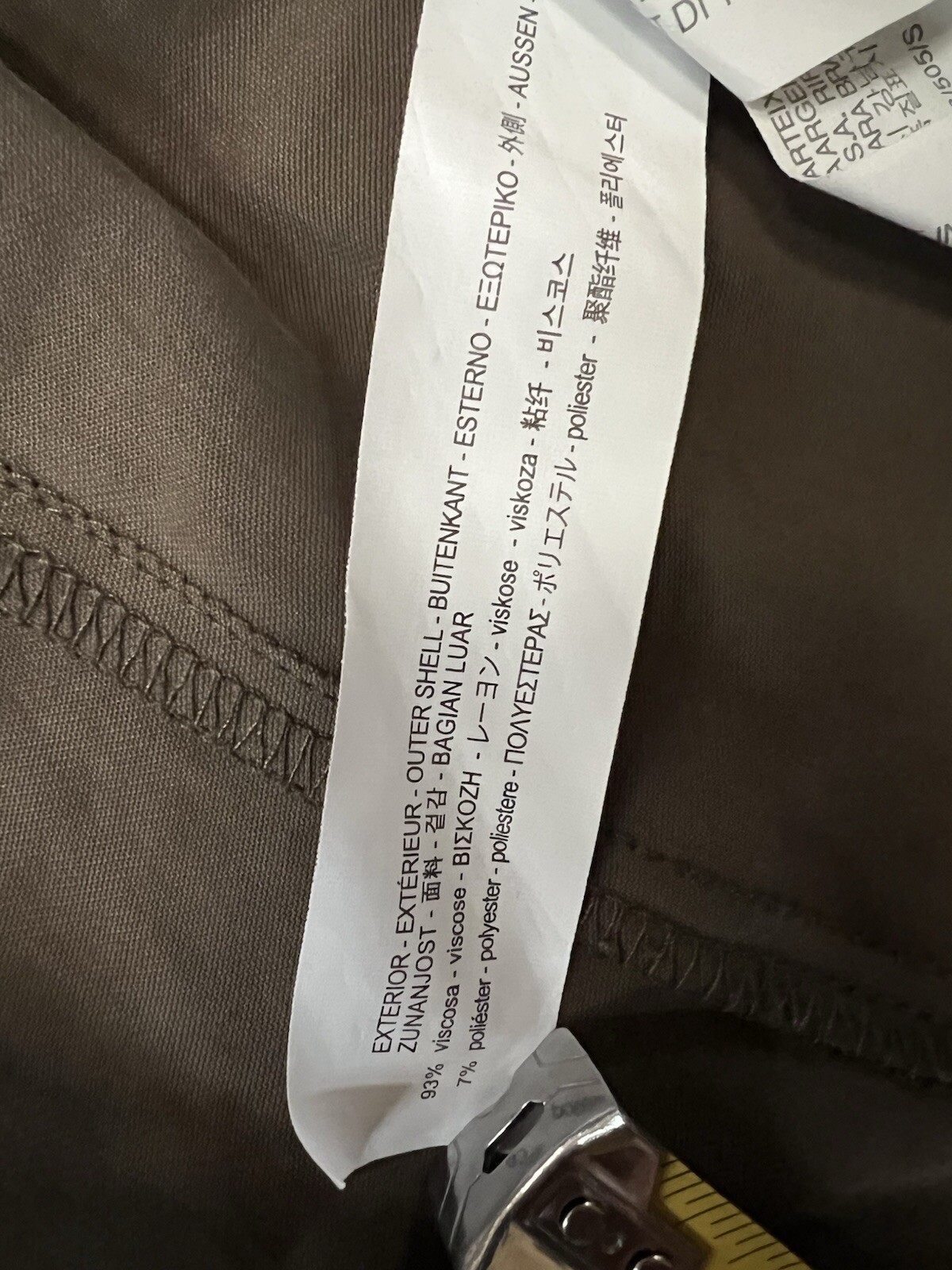 Zara Basic Utility Jacket Olive Green Size Small … - image 15