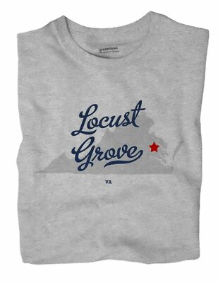 Locust Grove Virginia VA T-Shirt MAP