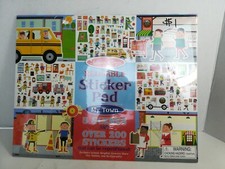 Melissa and amp; Doug Extra Large Sticker Activity Pad Removable Backgrounds