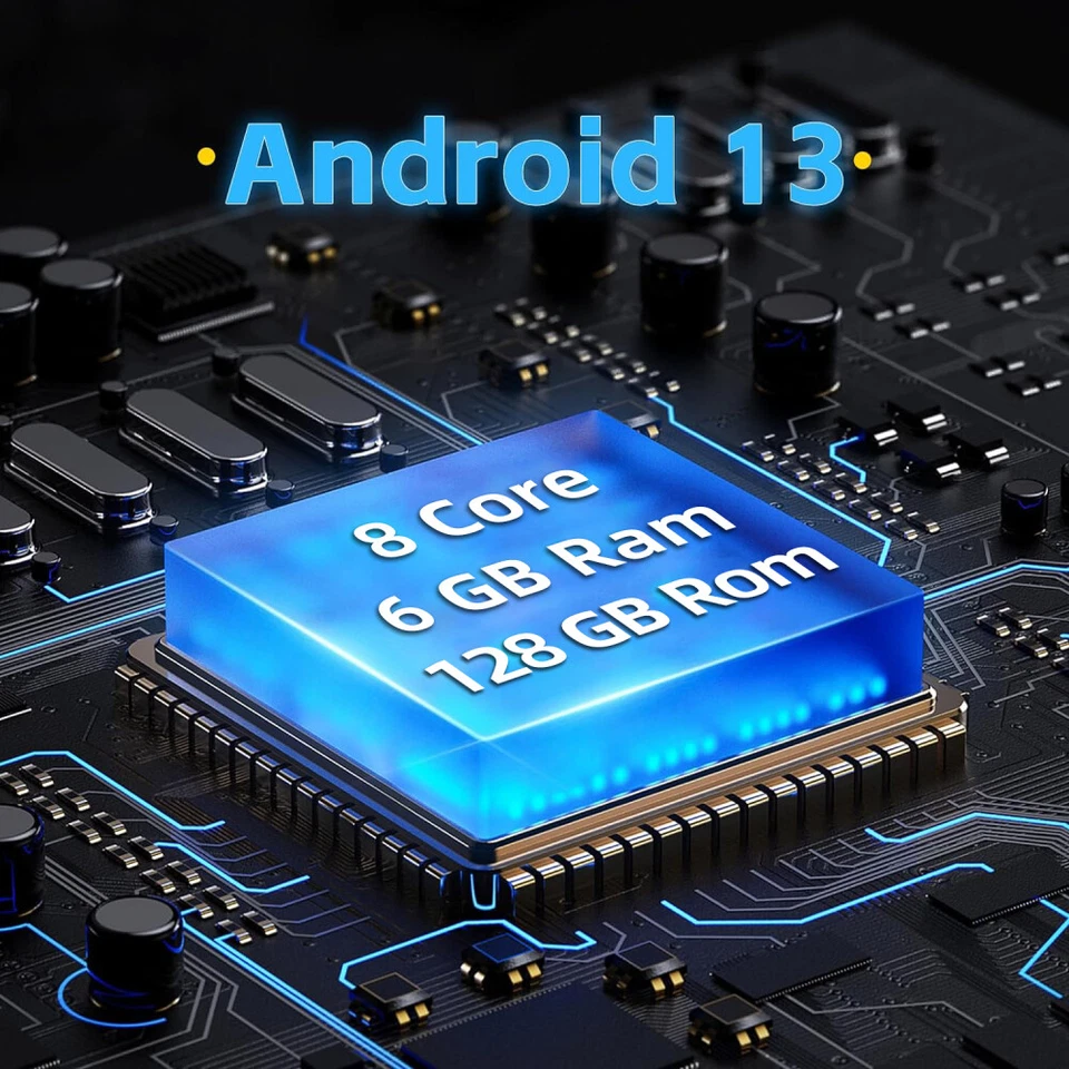 DAB+ 8Core 6+128G Android 15 Radio CarPlay für Hyundai i10 II BA IA Navi Kamera - Bild 3 von 4