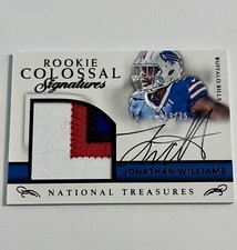 2016 National Treasures Colossal Signatures Jonathan Williams Rookie Auto #19/25