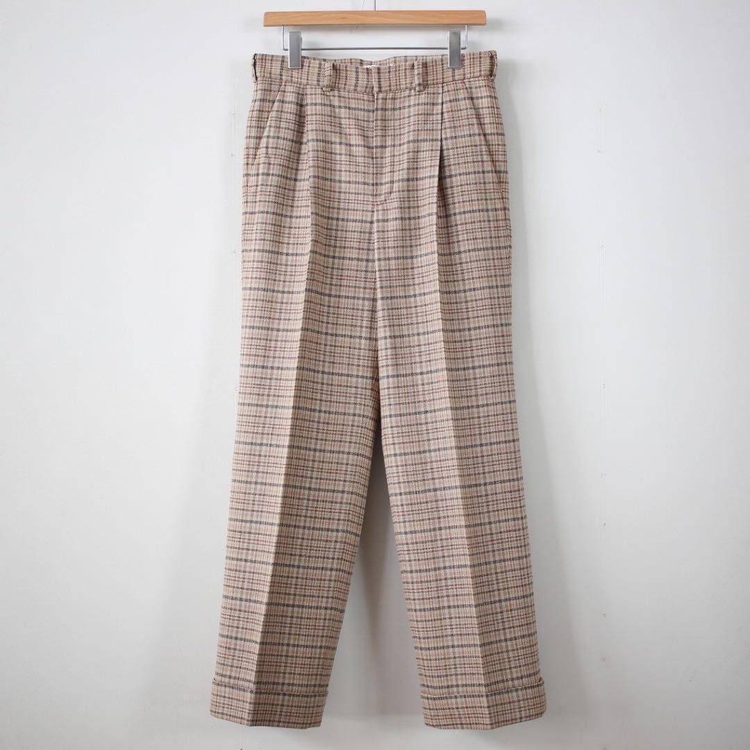 Auralee Linen Silk Tweed Slacks in Dark Navy Curated at Jake Auralee Linen Silk Tweed Slacks in Dark Navy Curated at Jake