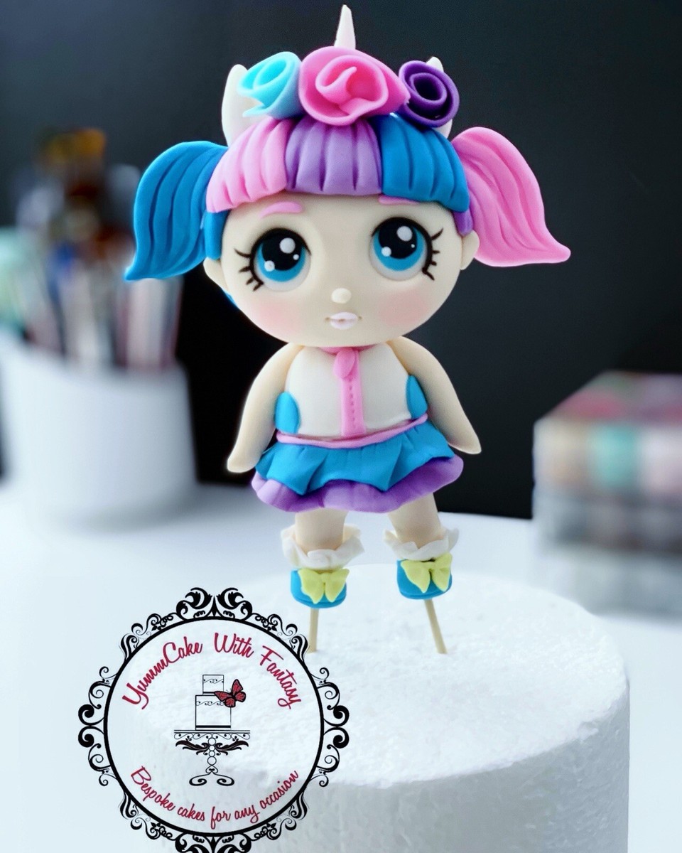 Compatible With LOL Unicorn surprise Doll Edible handmade Birthday