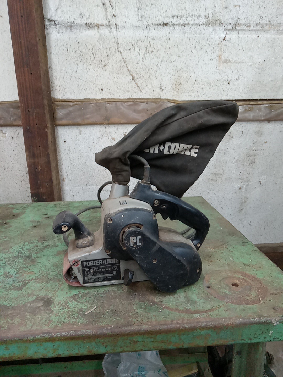 Porter Cable 352 Belt Sander 3" x 21" w/ Dust Bag USA eBay
