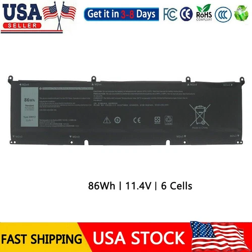 ✅69KF2 Battery for Dell XPS 15 9500 Precision 5550 Alienware M15 M17 86Wh 11.4V