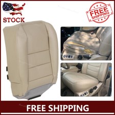 Driver Bottom Seat Cover Fits Ford F250 F350 Super Duty Lariat 2002-2007 Tan Driver Bottom Seat Cover Fits Ford F250 F350 Super Duty Lariat 2002-2007 Tan