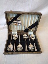 VINTAGE EPNS CASED SET SOUP