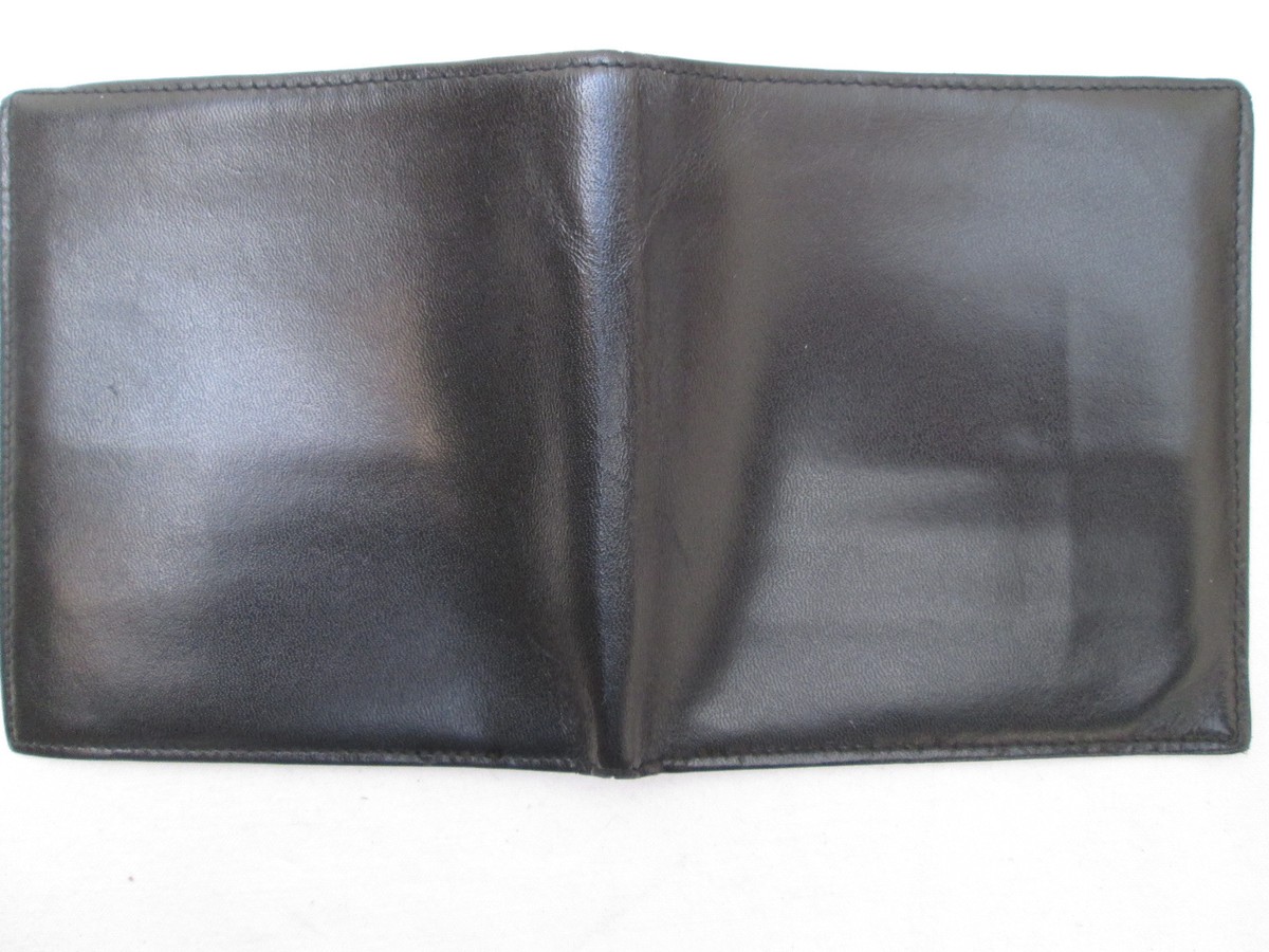 Portefeuille/Porte-monnaie BASIC HOMME En Cuir Vintage - Noir - Occasion