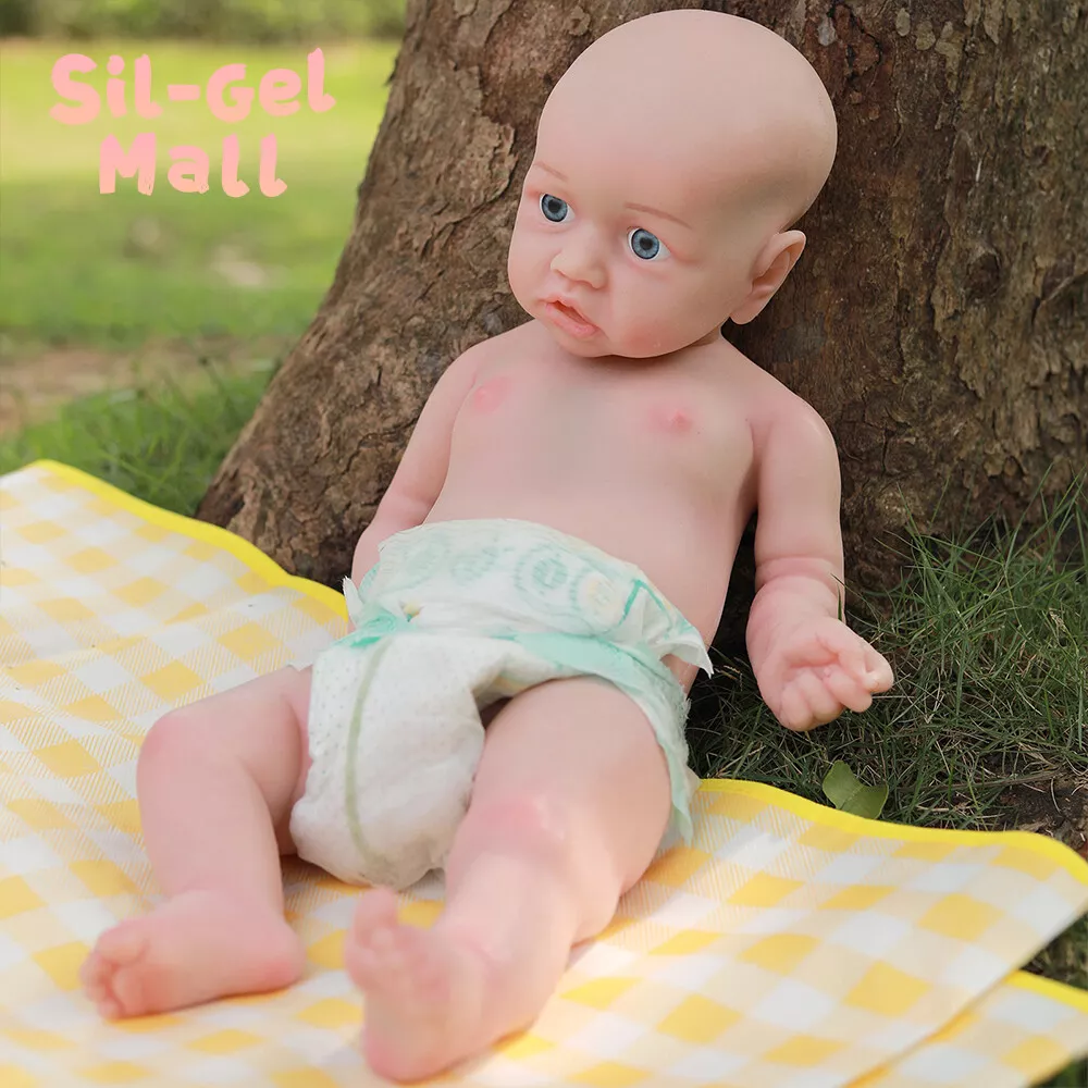 Drink-Wet System 22 in Reborn Baby Dolls 4.7KG Full Silicone Soft Body Baby  Doll