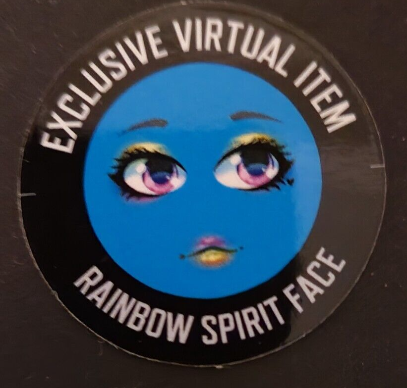 Roblox RAINBOW SPIRIT FACE exclusive virtual RARE CODE - IMMEDIATE delivery