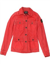 Refrigiwear Womens Utility Jacket Uk 12 Medium Red Nylon Al07