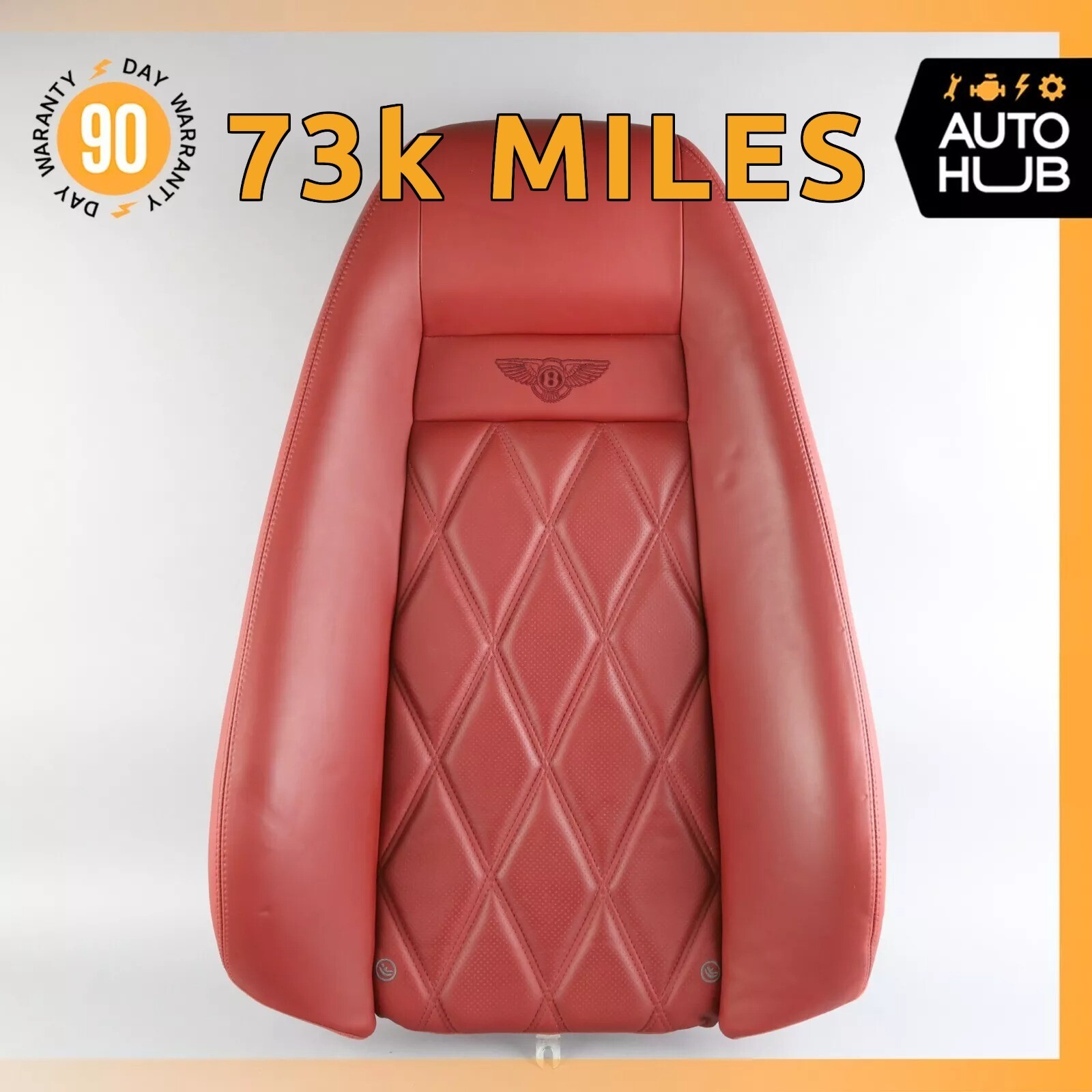 03-10 Bentley Continental GT Rear Right or Left Top Upper Seat Cushion OEM 73k