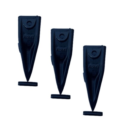 3 Tiger Rock Bucket Digging Teeth X156TL w Roll Pins  P156 For X156 Style Tooth