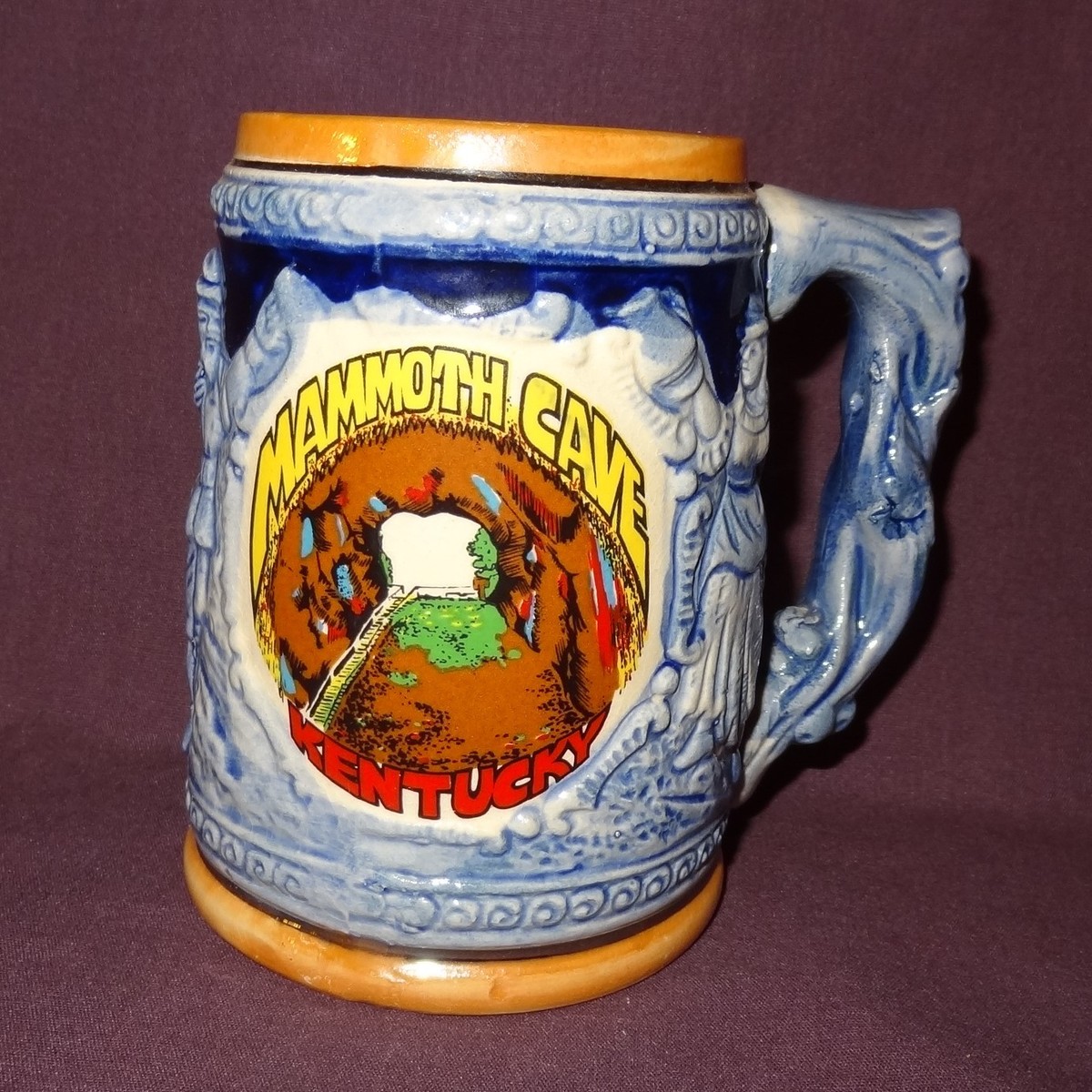 Mammoth Cave Kentucky Stein Coffee Mug 18 oz Cup Japan Forest