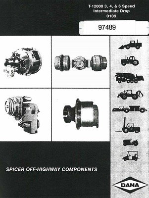 Workshop Manual Fits Dana T 100 3 4 6 Peed Intermediate Drop Spicer Off Road Ebay Workshop Manual Fits Dana T 100 3 4 6 Peed Intermediate Drop Spicer Off Road Ebay