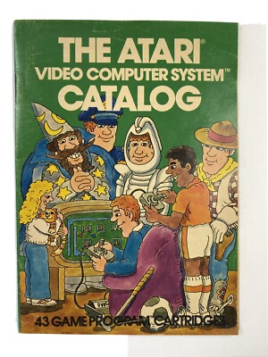  The Atari Computer System Catalog Video Green Cover 1981 CO16725 Booklet