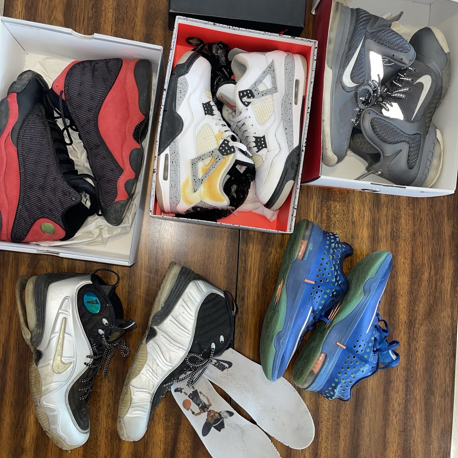 Lot of 5 Nike / Jordan Beaters Read Description ALL MENS SIZE 9.5