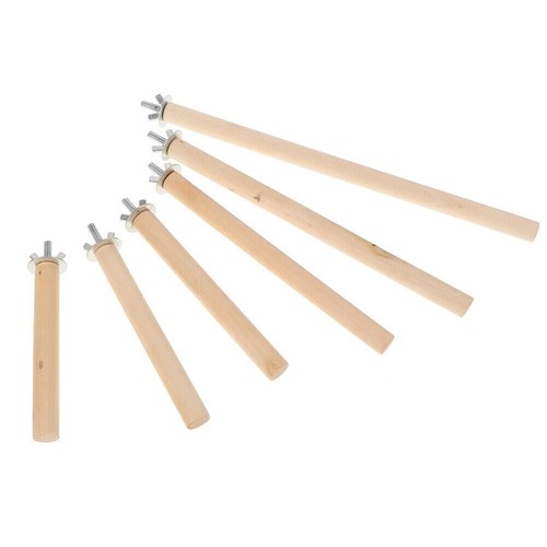 6pcs Sturdy Bird Parrot Perches Stand Platform Budgie Perches For Cage - Picture 11 of 12
