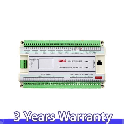 MACH3 MK6Z-ET 6-Axis CNC Motion Controller Card Ethernet Interface 30 In&12 Out