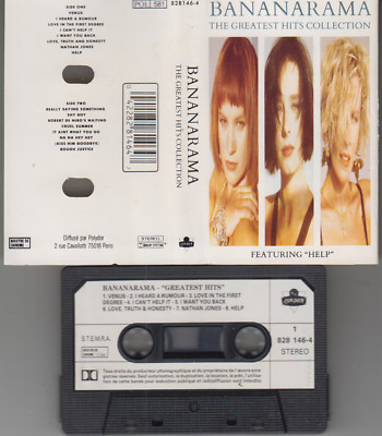 K 7 AUDIO (TAPE) BANANARAMA *THE GREATEST HITS COLLECTION* | eBay