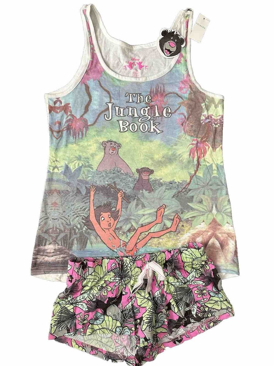 Primark Vest Shorts Pyjama Set Primark The Jungle Book Ladies