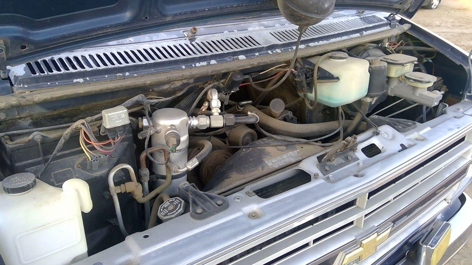 1987-1989 Chevy G20 Van полный комплект лопасти вентилятора охлаждения в сборе с оригинальным сцеплением 5,0 л - Изображение 2 из 4