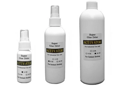 BESQUAL Dental Lab - Glue Activator - Adhesive Dryer - 8 oz & 16 oz
